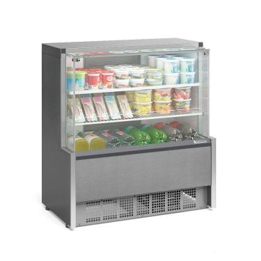 Imagem de Balcão Refrigerado Gpsa110r Gelopar Aurora 1 Placa Fria 1,07mt Tipo Inox 220v