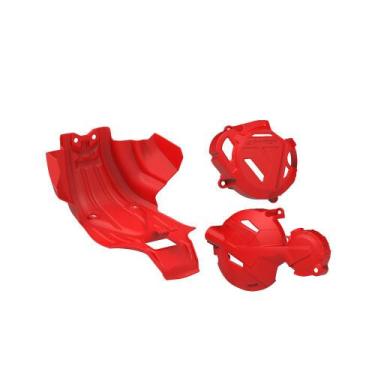 Imagem de Kit Crf 250f Prot. Quadro + Prot. Tampa Do Motor Vermelho - Anker