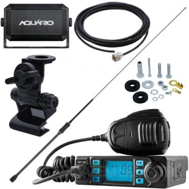 Imagem de Rádio Px 80 Canais Mini Argentina Black Porta Malas Capu Caixa Som - A
