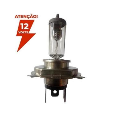 Imagem de Lâmpadas H4 Halógena 12V 60/55W - P43T-38 - Branca - Flash Truck