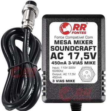 Imagem de Fonte 17,5V Pra Mesa Selenium Soundcraft Sx802 1202Fx 1202Fx - Rrfonte
