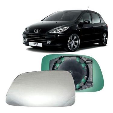 Imagem de Vidro Espelho Retrovisor Peugeot 307 2002 03 04 05 A 2012 Le - Blawer