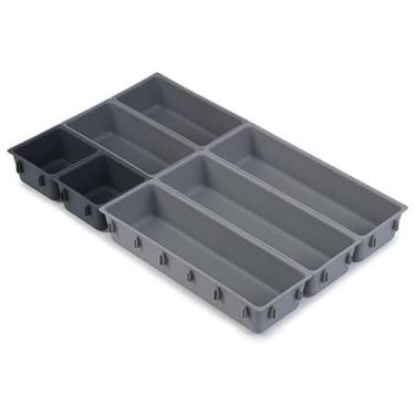 Imagem de Organizador Modular Multiuso Kit Com 7 Peças Gavetas Cozinha - Lolla
