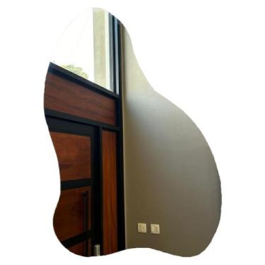 Imagem de Espelho Orgânico Decor Lapidado 70x60 Grande Moderno - V.A Decor