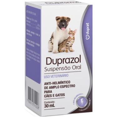 Imagem de Anti-Helmíntico Duprat Duprazol Suspensão Oral para Cães e Gatos 30ml