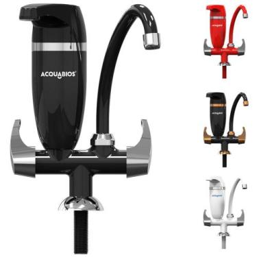 Imagem de Torneira de Cozinha Com Filtro de Água Bica Móvel 1/4 de Volta Premium