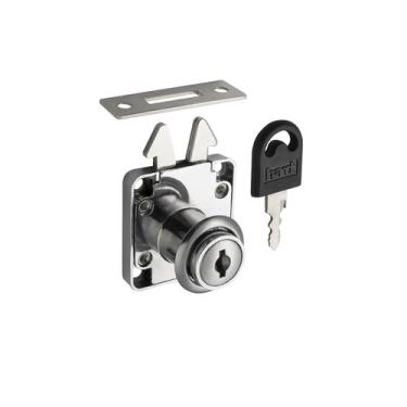 Imagem de Fechadura Porta De Correr 19 X 22mm Cromado Gaveta Móveis