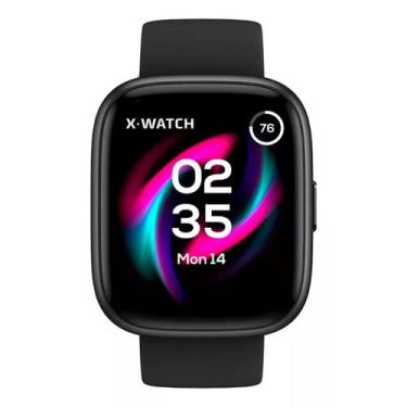 Imagem de Relogio Inteligente Smartwatch Alexa Preto Quadrado Xwatch Original 1 