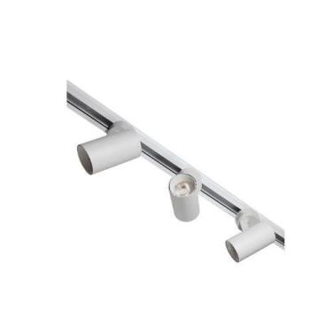 Imagem de Kit Trilho Eletrificado 1 Metro Com 3 Spots 7w - HITEC, 6000K Branco F