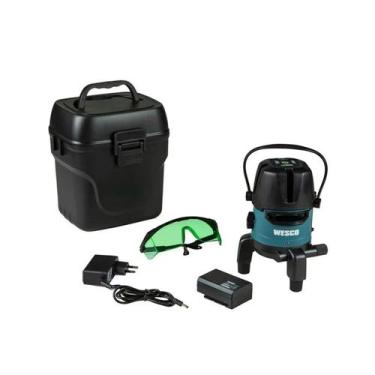 Imagem de Nível a laser 5 linhas verde profissional com bateria  de lítio ws8911