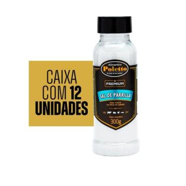 Imagem de 12 UNID - Sal De Parrilla Poletto - Sal Entrefino Para Churrasco 250g