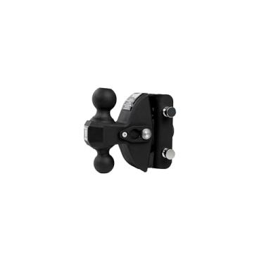 Imagem de Bulletproof Heavy Duty Road Supressor Dual Ball 5.1 cm e 6 cm (revestimento em pó texturizado preto, avaliado para 10 kg)