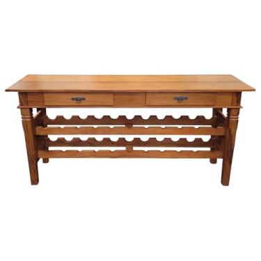 Imagem de Aparador Rústico Rufo com Adega em Madeira de Demolição - Cód 866