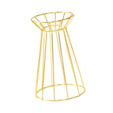 Imagem de Generic Suporte para exposição de flores de casamento, suporte para plantas aéreas, vaso de flores, suporte para arranjos de flores, Dourado