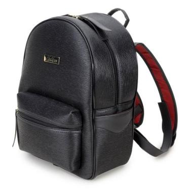 Imagem de Mochila Haldrys Media com Bolsos Laterais e Frontal Alças Regulaveis e