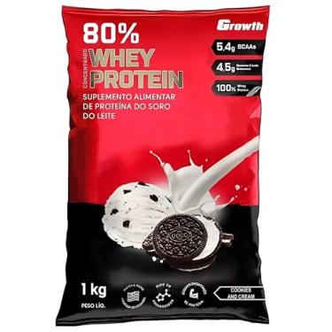 Imagem de (TOP) Whey Protein (80% Proteína Concentrado) - (1KG, Cookies And Cream)