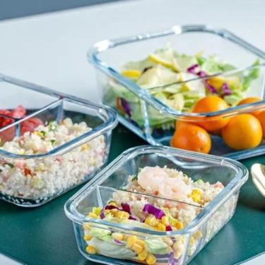 Imagem de kit 10 Pote de vidro Hermético 1040ml Divisoria Mantimentos - QUALITY 