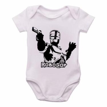 Imagem de body nenê criança roupa bebê Robocop robo - Empório Dutra, G   ( 4-8 M