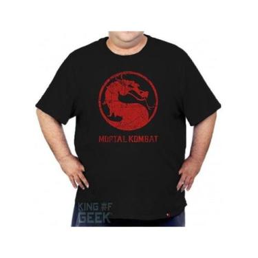 Imagem de Camiseta Plus Size Mortal Kombat Raiden Liu Kang Scorpion - King Of Ge