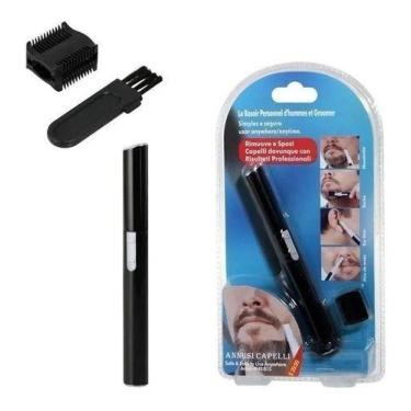 Imagem de Depilador Aparador Masculino Facial Pelos Nariz E Orelhas - oem, Preto