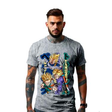 Imagem de Camiseta Personalizada Estampada Anime Vegeta Unissex Malha 100% Algod