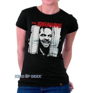 Imagem de Babylook O Iluminado The Shinning Filme Camisa Geek Série - king of Ge