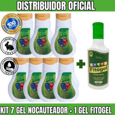 Imagem de Kit 7 Gel Nocauteador Massageador Dokmos 200g + 1 GEL FITOGEL