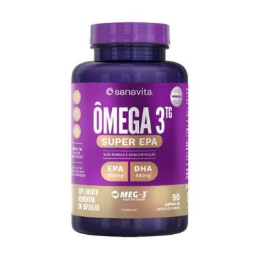 Imagem de Super EPA Ômega 3 EPA + DHA Alta Pureza e Concentração 90 Cápsulas San