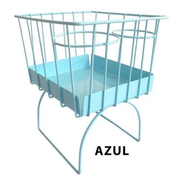 Imagem de Cesto Tunel Do Fusca Porta Copos Porta Treco  Azul Claro - Nacional, A