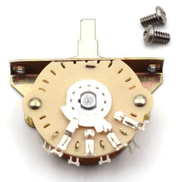Imagem de Oak Grigsby Interruptor de lâmina de 5 vias para Telecaster e Stratocaster, interruptor seletor de captador de 5 vias, inclui parafusos de montagem