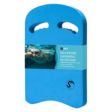 Imagem de Sunlite Sports Prancha de natação com alças ergonômicas, tamanho único, para crianças e adultos, auxílio de natação para treinamento de piscina, para nadadores iniciantes e avançados