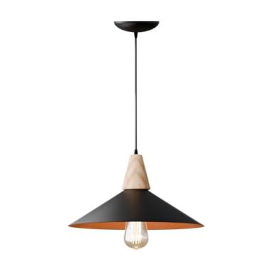 Imagem de lustre Luminária Pendente de teto Lisboa Quarto Sala Cozinha (Branco e Cobre)