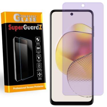 Imagem de SuperGuardZ [Pacote com 2] Protetor de tela para Motorola Moto G73 (2023) vidro temperado antiluz azul, proteção para os olhos, 9H, 0,3 mm, antiarranhões, antibolhas