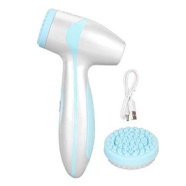 Imagem de Escova de limpeza facial Vomeko Escova elétrica de massagem esfoliante facial, escova elétrica de limpeza facial, para limpeza profunda, remoção de cravos, massagem facial