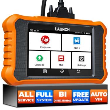 Imagem de LAUNCH Creader Elite V2.0 para scanner Land Rover Jaguar OBD2, ferramenta bidirecional de diagnóstico de sistemas completos 2024, todos os serviços de redefinição, teste ativo, calibração de altura,