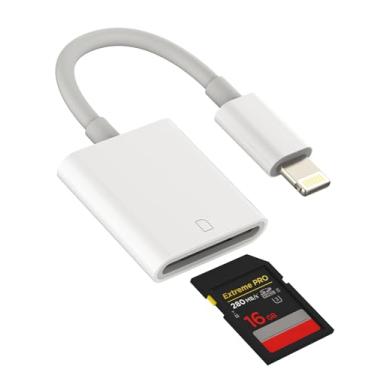 Imagem de Leitor de cartão SD para iPhone Adaptador Lightning de memória e acessórios Apple MFI Certified Photo Photography Viewer Adaptador para 13 12 11 Pro Max X Xs XR 8 7 Plus Se 2 Ipad Air Mini 2020 2019