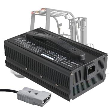 Imagem de Carregador de bateria 36V 25A Carregadores de bateria de chumbo-ácido de 1200 W com plugue Anderson de 120 A/175 A/350 A para empilhadeira elétrica, carrinho de golfe,36v 25a,120A