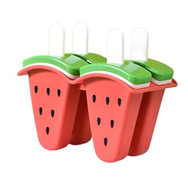 Imagem de Forma Para Paletas Sorvete Picolé Caseiro Molde Divertido de Frutas
