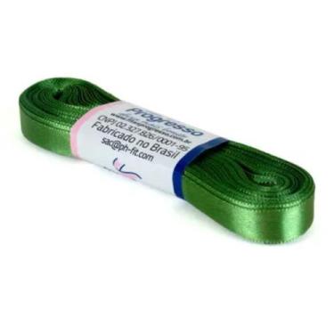 Imagem de Fita de Cetim Progresso 10mm nº2 - 10m Cor 249 Verde Militar - 01 unid