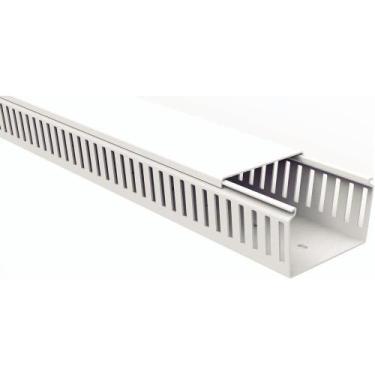 Imagem de Canaleta Para Painel Tramontina Aberta Branca 80x50x2000mm Tramontina