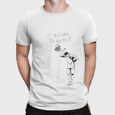 Imagem de camisa camiseta neymar jr.eu vou mais eu volto santos do p ao gg - ELS