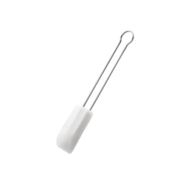 Imagem de Rosle Espátula flexível de aço inoxidável e silicone, 25,4 cm, branca