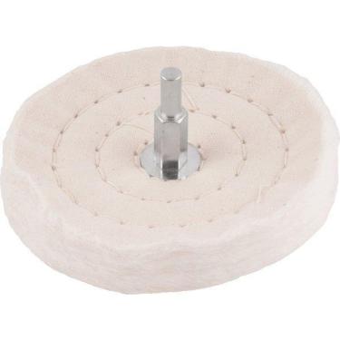 Imagem de Roda de Pano 4 c/Haste Vonder - Polimento - Furadeira