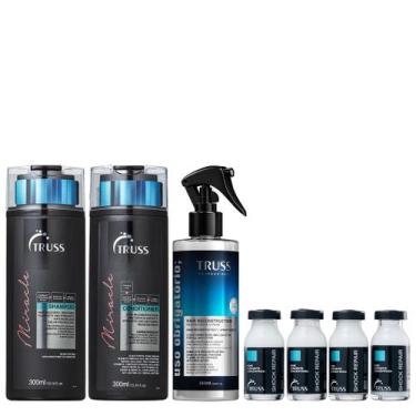 Imagem de Truss Miracle Kit Shampoo Condicionador Shock Repair e Uso Obrigatório