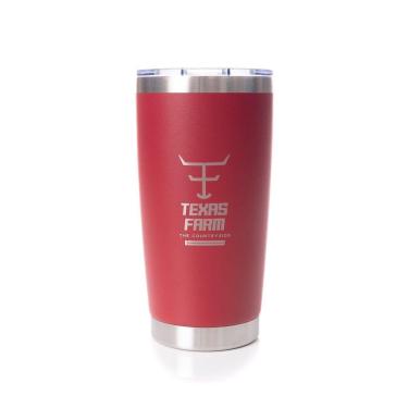 Imagem de COPO TÉRMICO TEXAS FARM ACRÍLICO - CTE001 - VERMELHO ÚNICO-Unissex