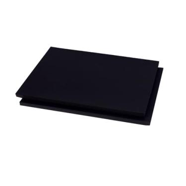 Imagem de 20 folhas de cartão preto A4, cartolina de 120 g, cartolina A4, cartolina lisa para convites, artesanato faça você mesmo