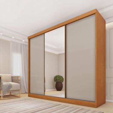 Imagem de Guarda Roupa 3 Portas 270cm California Espresso Móveis