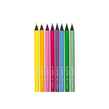 Imagem de Lápis De Cor Big Neon Harry Potter 8 Cores Sextavado Leo&Leo