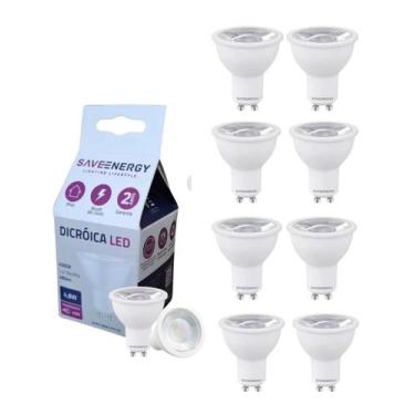Imagem de 9 Lâmpada Mr16 Led 7w Branco Quente 2700k 580lm Save Energy