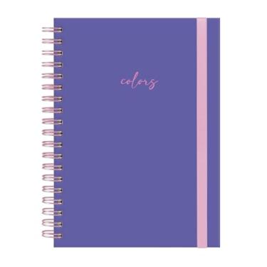 Imagem de Caderno Colegial Plus Solid Colors Very Peri 12 Matérias